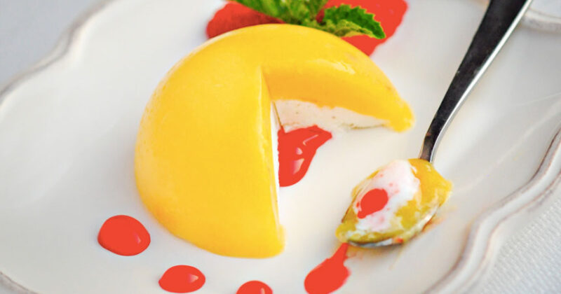 mango-pudding